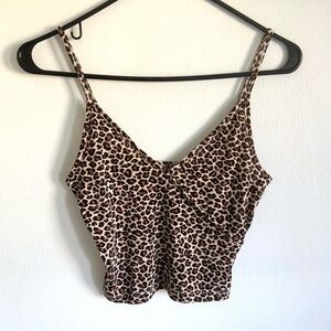 Urban Outfitters Cute Cheetah Print Crop Top